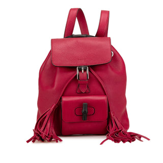 Leather Bamboo Daily Backpack