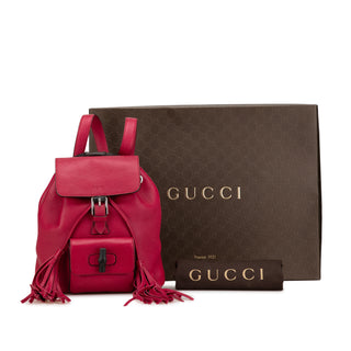 Leather Bamboo Daily Backpack