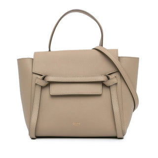 Nano Grained Calfskin Belt Bag