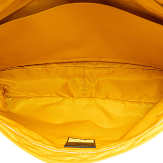 Nylon Baguette Messenger Bag