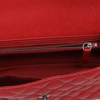Small Caviar Coco Top Handle Bag