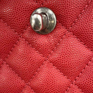 Small Caviar Coco Top Handle Bag