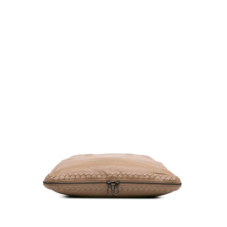 Leather Intrecciato Side Zip Tote