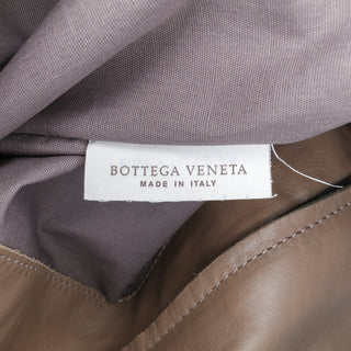Leather Intrecciato Side Zip Tote