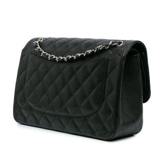 Jumbo Classic Caviar Double Flap