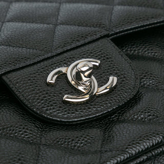 Jumbo Classic Caviar Double Flap