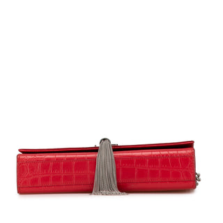 Medium Embossed Kate Tassel Crossbody
