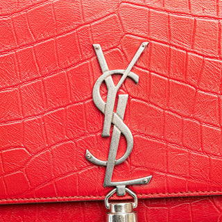 Medium Embossed Kate Tassel Crossbody