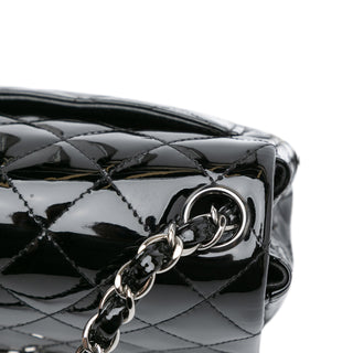 Mini Square Classic Patent Single Flap