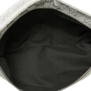 GG Canvas Web Double Pocket Belt Bag