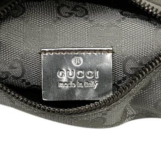 GG Canvas Web Double Pocket Belt Bag