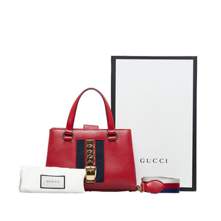 Sylvie Web Top Handle Satchel