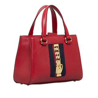 Sylvie Web Top Handle Satchel