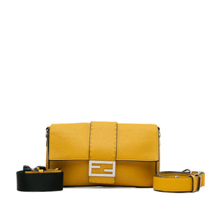 Selleria Calfskin Convertible Baguette Crossbody