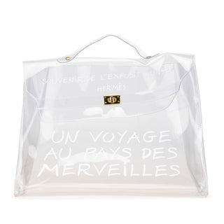 Vinyl Souvenir De L Exposition Kelly Handbag