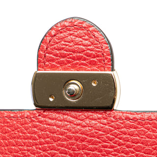 Leather Interlocking G Dollar Wallet on Chain