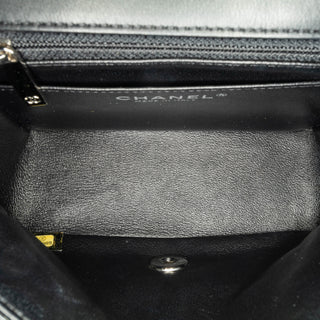 Mini Square Classic Patent Single Flap