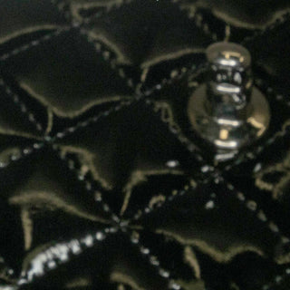 Mini Square Classic Patent Single Flap